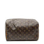 Handbag Speedy 30 Brown Monogram Canvas