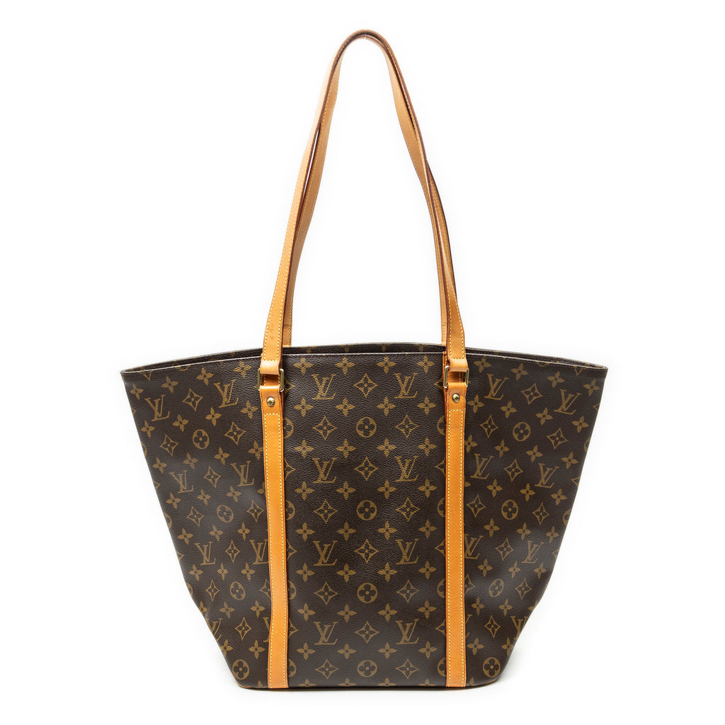 Shoulder Bag Sac Shopping PM Brown Monogram Canvas