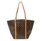 Shoulder Bag Sac Shopping PM Brown Monogram Canvas