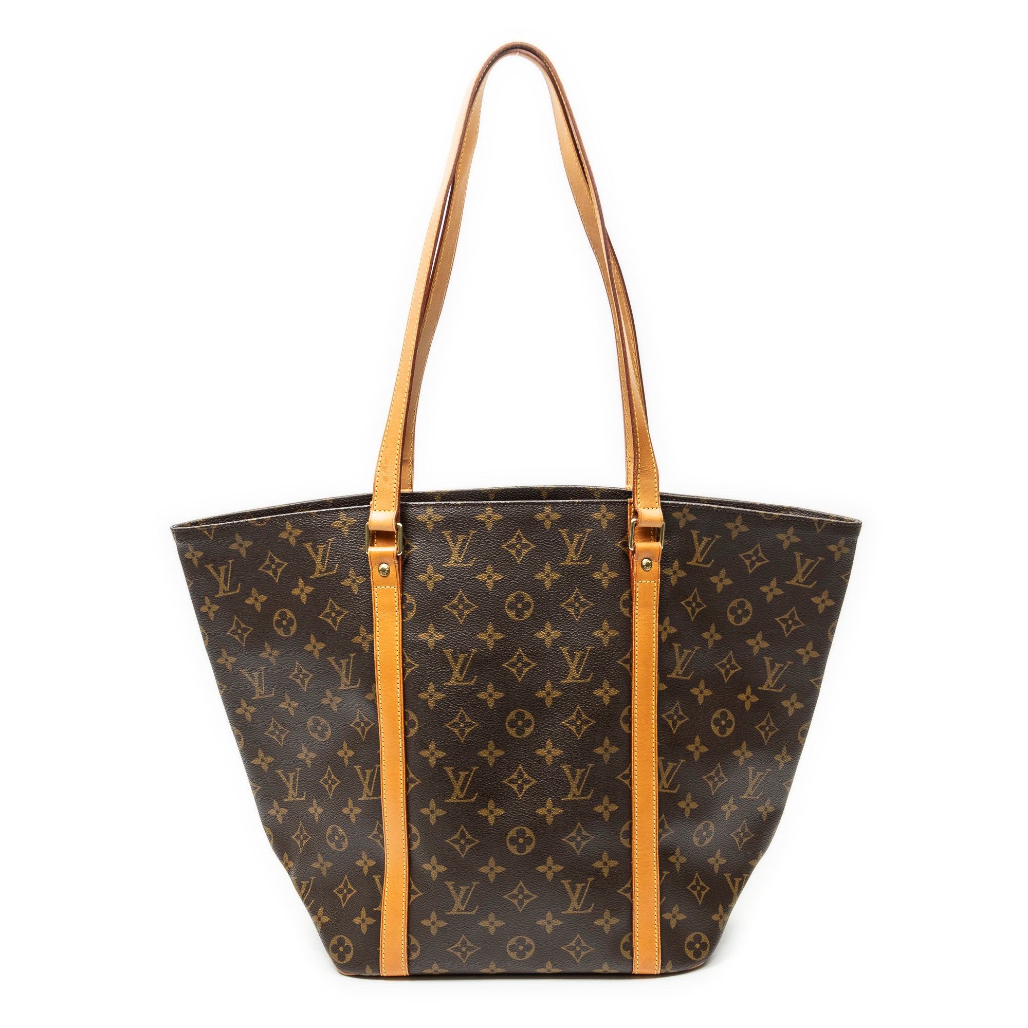 Shoulder Bag Sac Shopping PM Brown Monogram Canvas