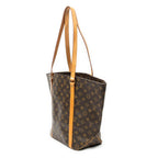 Shoulder Bag Sac Shopping PM Brown Monogram Canvas