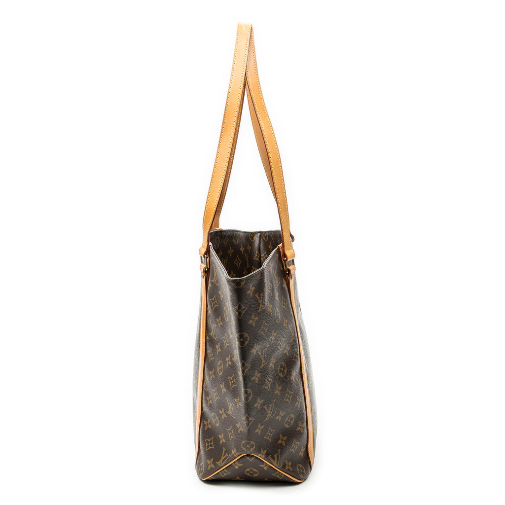 Shoulder Bag Sac Shopping PM Brown Monogram Canvas