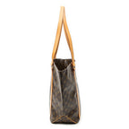 Shoulder Bag Sac Shopping PM Brown Monogram Canvas