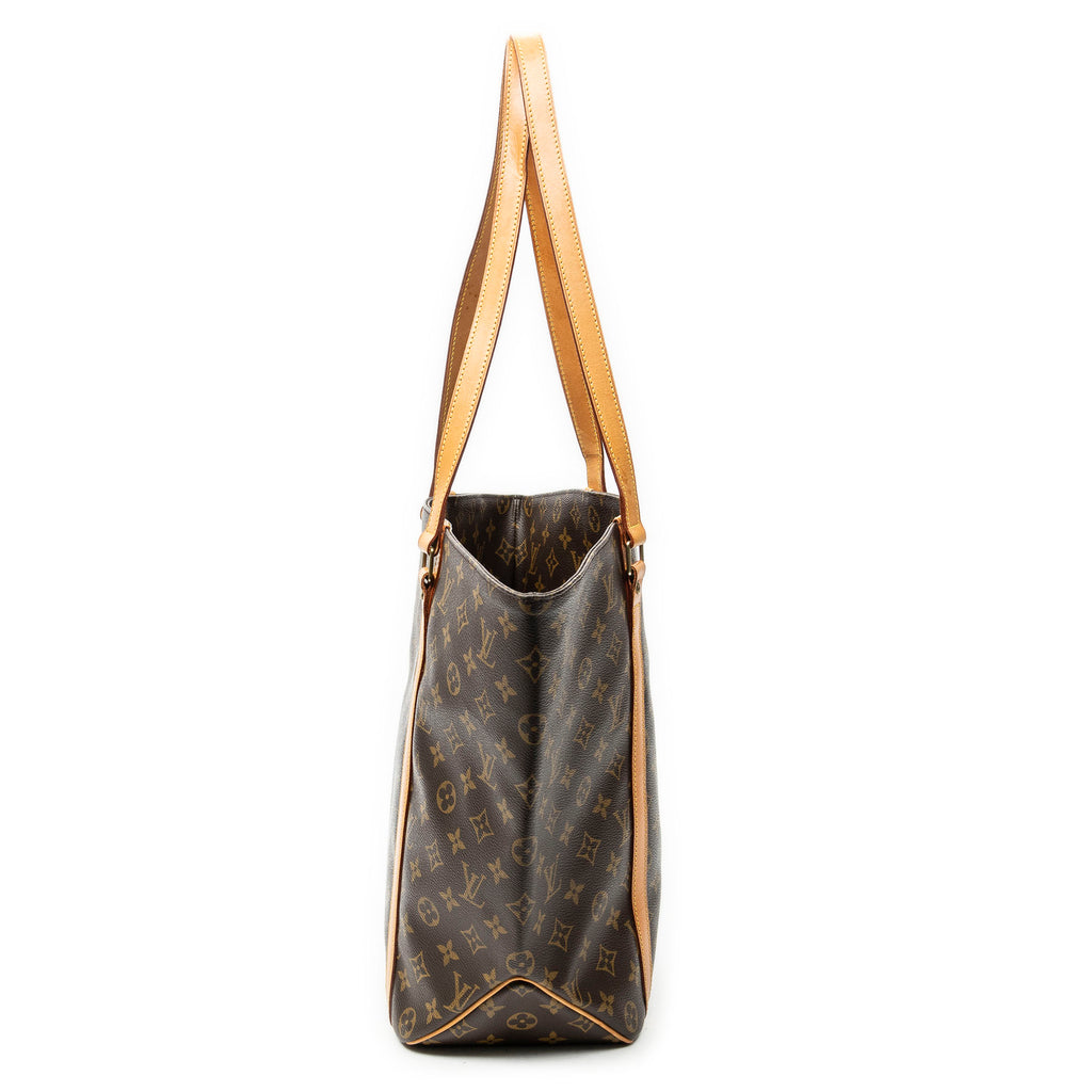 Shoulder Bag Sac Shopping PM Brown Monogram Canvas