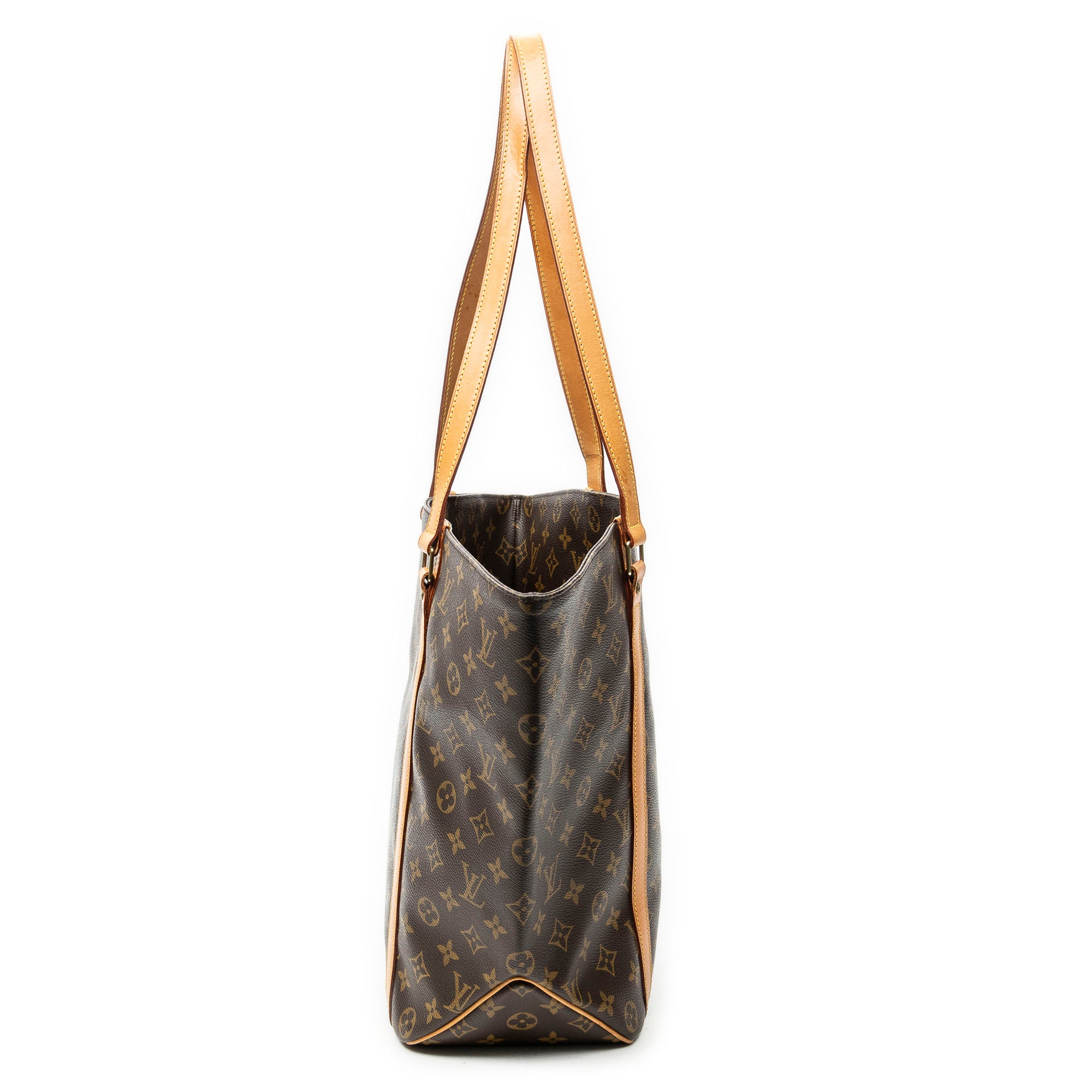 Shoulder Bag Sac Shopping PM Brown Monogram Canvas