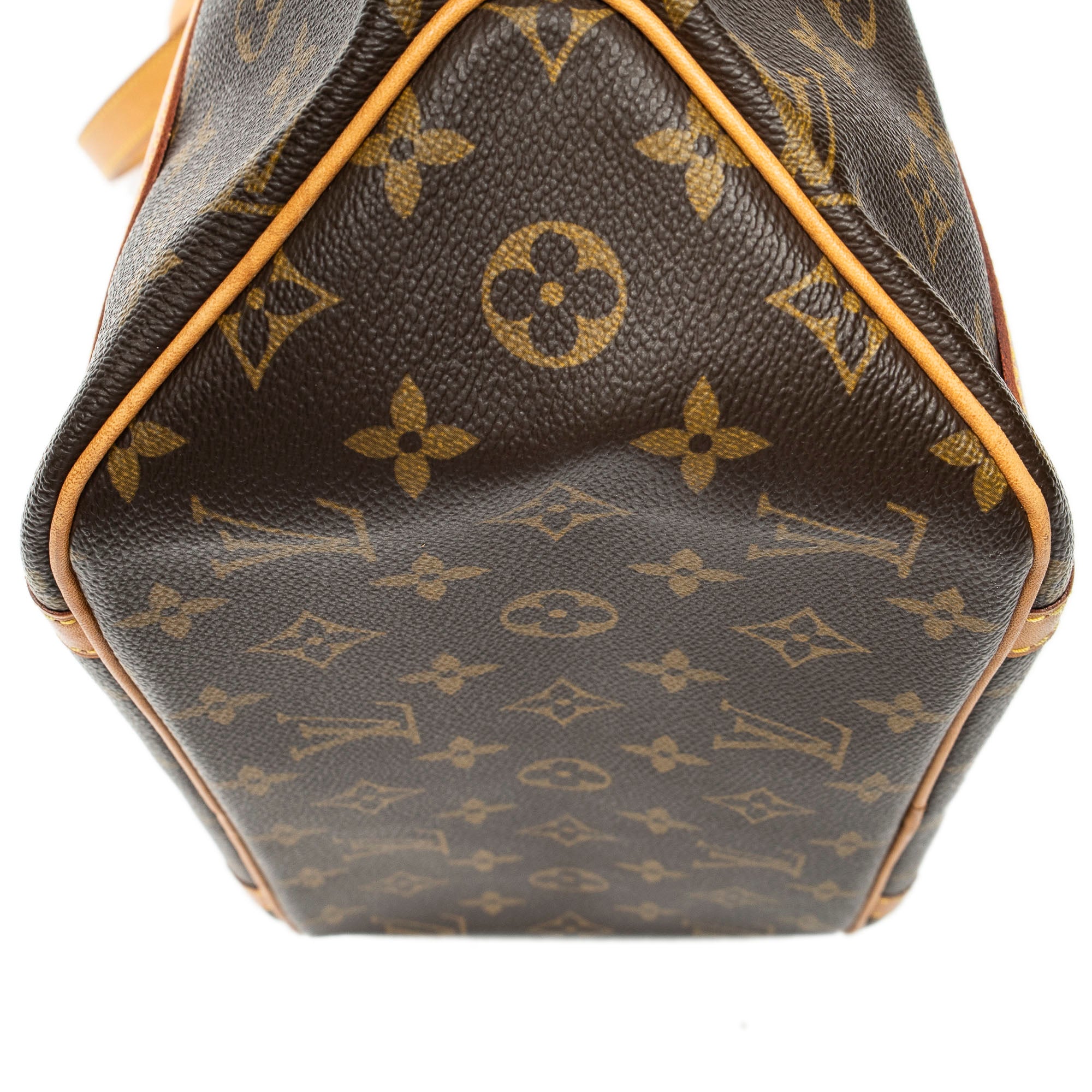 Shoulder Bag Sac Shopping PM Brown Monogram Canvas