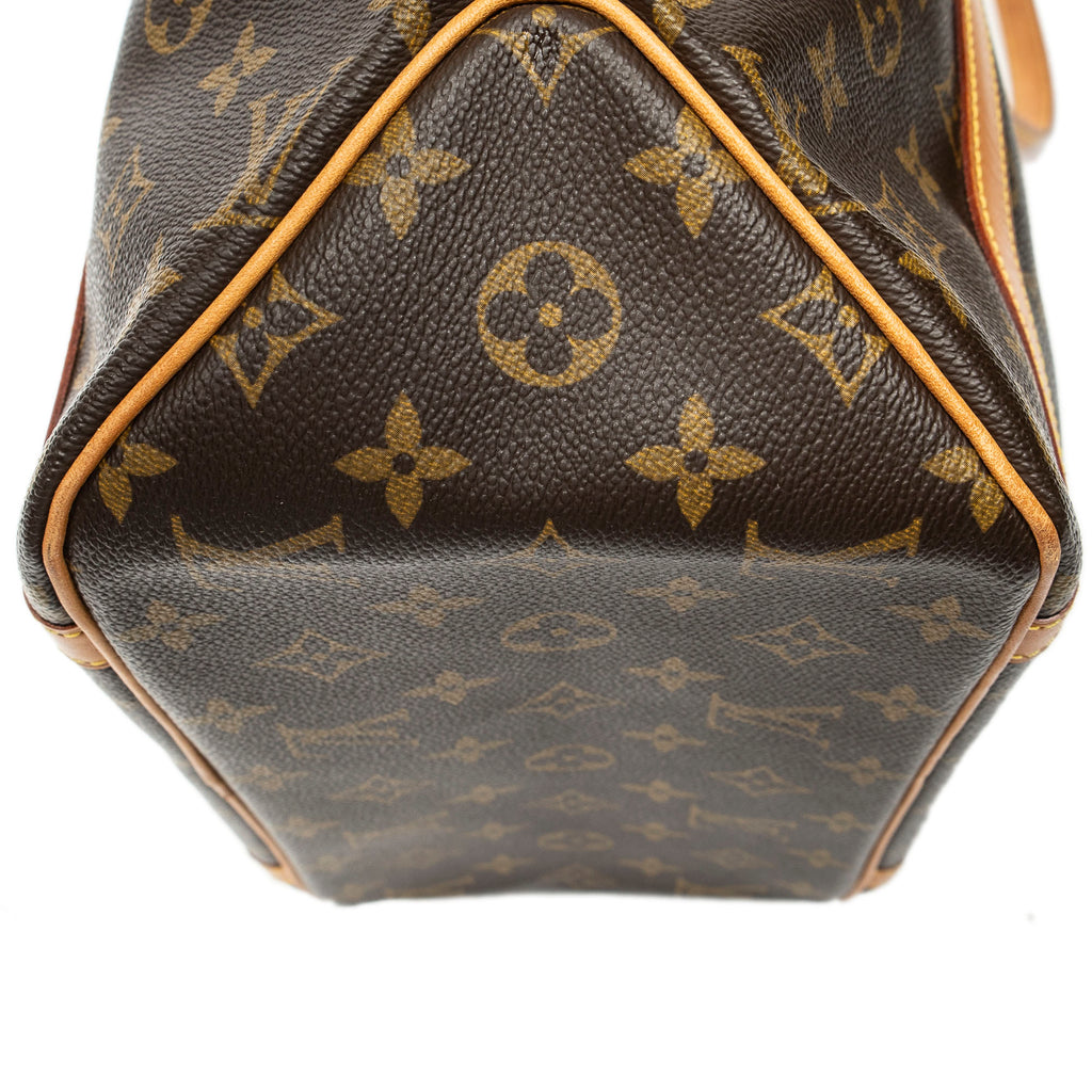 Shoulder Bag Sac Shopping PM Brown Monogram Canvas
