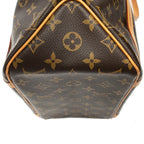 Shoulder Bag Sac Shopping PM Brown Monogram Canvas