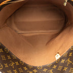 Shoulder Bag Sac Shopping PM Brown Monogram Canvas