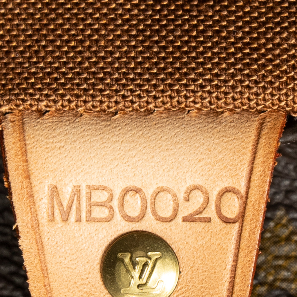 Shoulder Bag Sac Shopping PM Brown Monogram Canvas