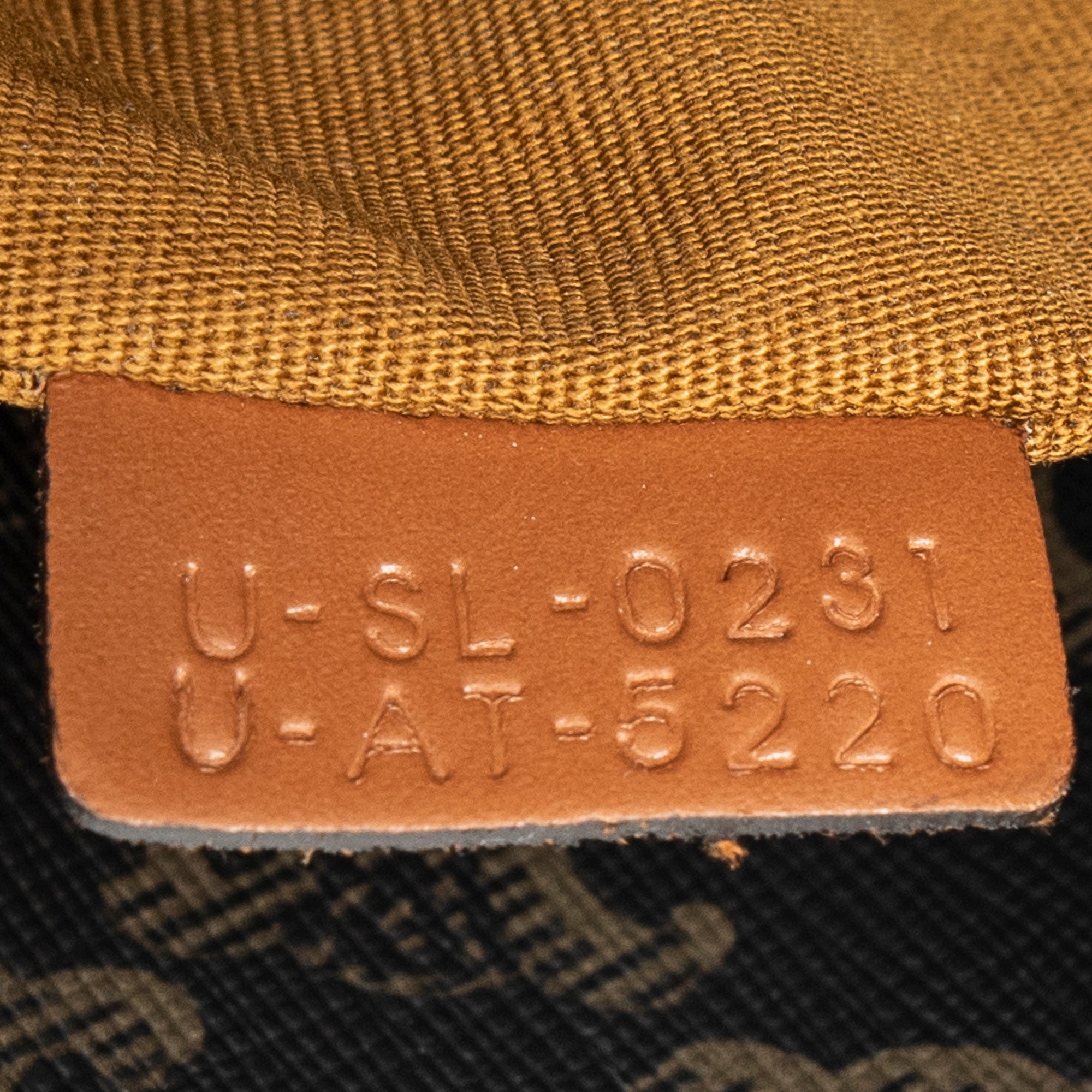 Shoulder Bag Small Vertical Cabas Brown Triomphe Coated Canvas