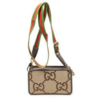 Shoulder Bag Zip Mini Camera Bag Brown Jumbo GG Canvas