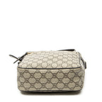 Shoulder Bag Zip Crossbody Dark Brown Supreme Coated Canvas