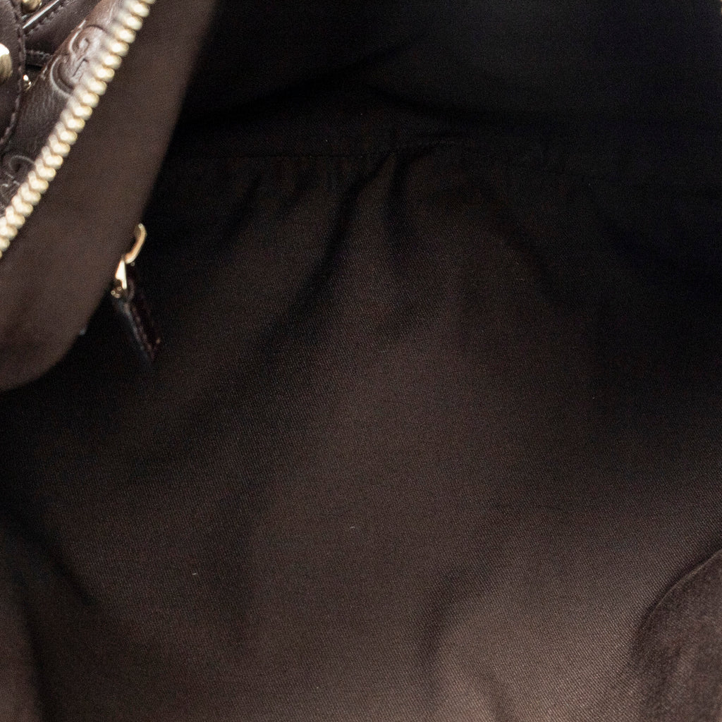 Shoulder Bag Web Studded Pelham Messenger Brown Guccissima Leather