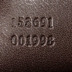 Shoulder Bag Web Studded Pelham Messenger Brown Guccissima Leather