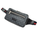 Waist Bag Web GG Waist Bag Black Supreme Coated Canvas