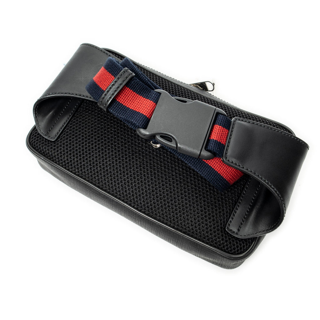 Waist Bag Web GG Waist Bag Black Supreme Coated Canvas