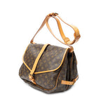 Shoulder Bag Saumur GM Brown Monogram Canvas