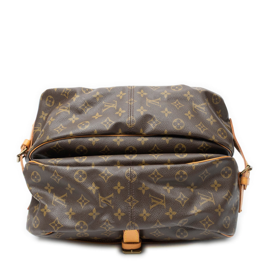 Shoulder Bag Saumur GM Brown Monogram Canvas