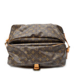 Shoulder Bag Saumur GM Brown Monogram Canvas