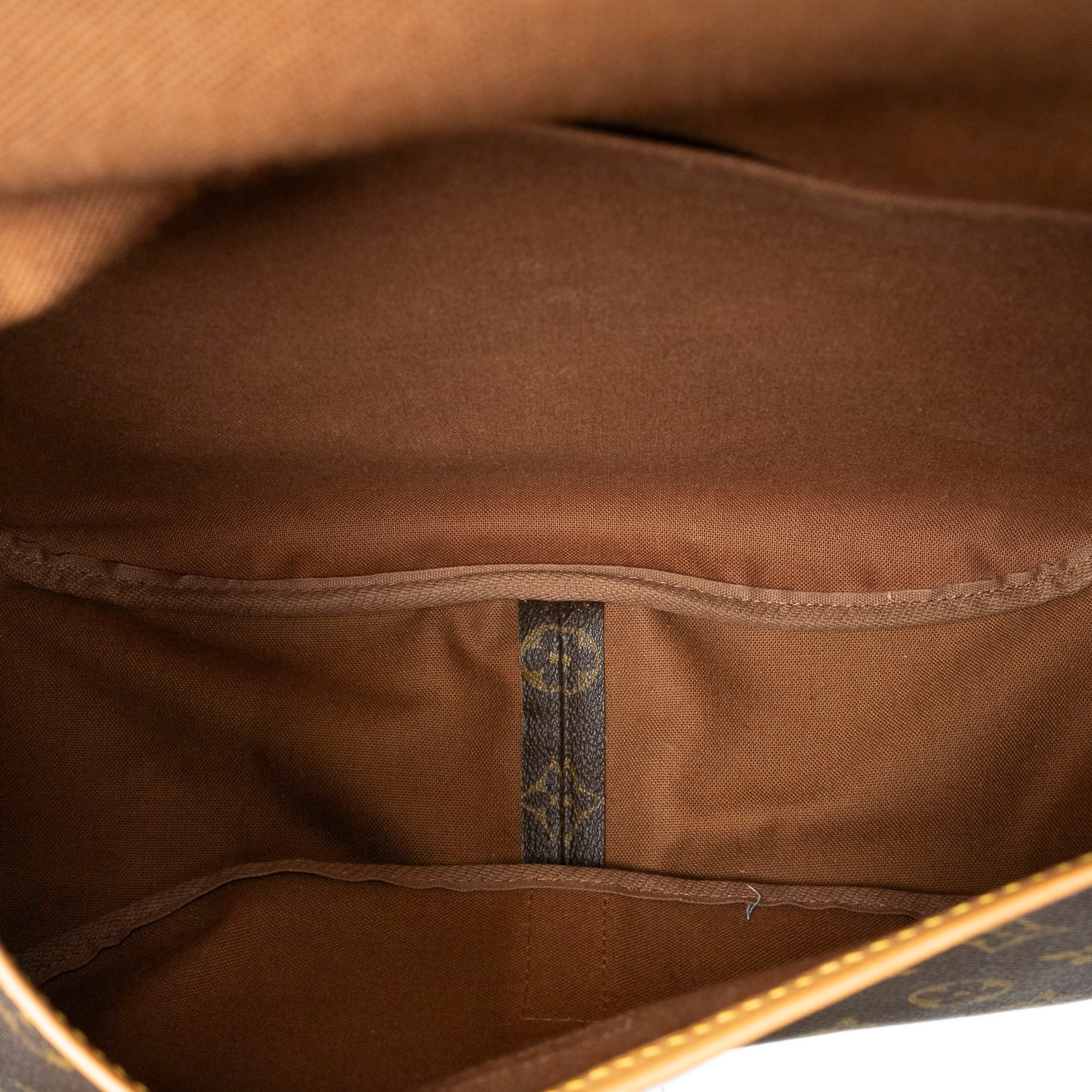 Shoulder Bag Saumur GM Brown Monogram Canvas
