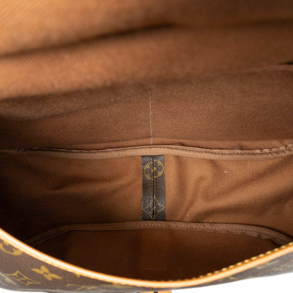 Shoulder Bag Saumur GM Brown Monogram Canvas