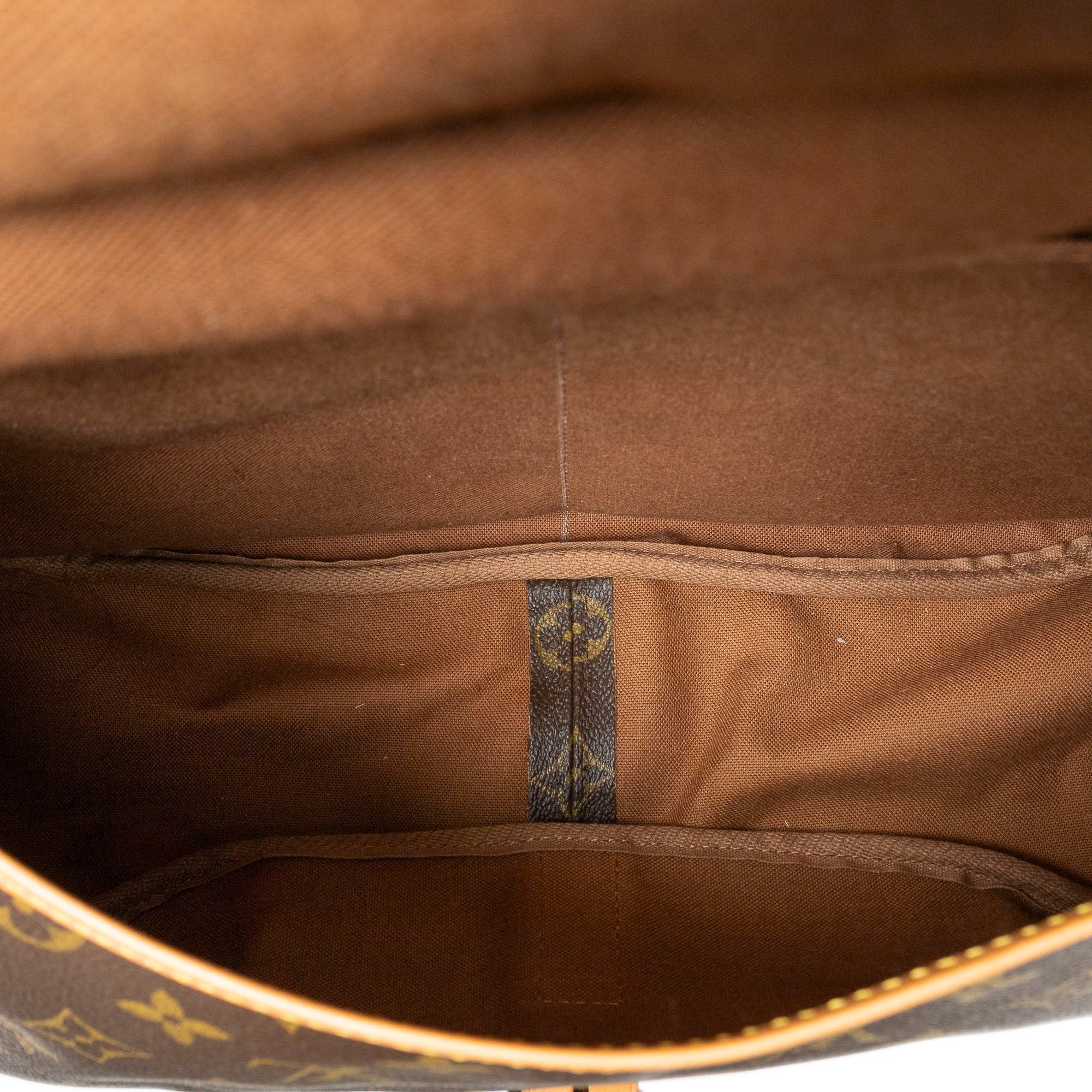 Shoulder Bag Saumur GM Brown Monogram Canvas