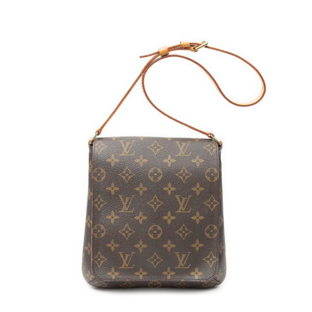 Shoulder Bag Musette Salsa Brown Monogram Canvas