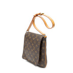 Shoulder Bag Musette Salsa Brown Monogram Canvas