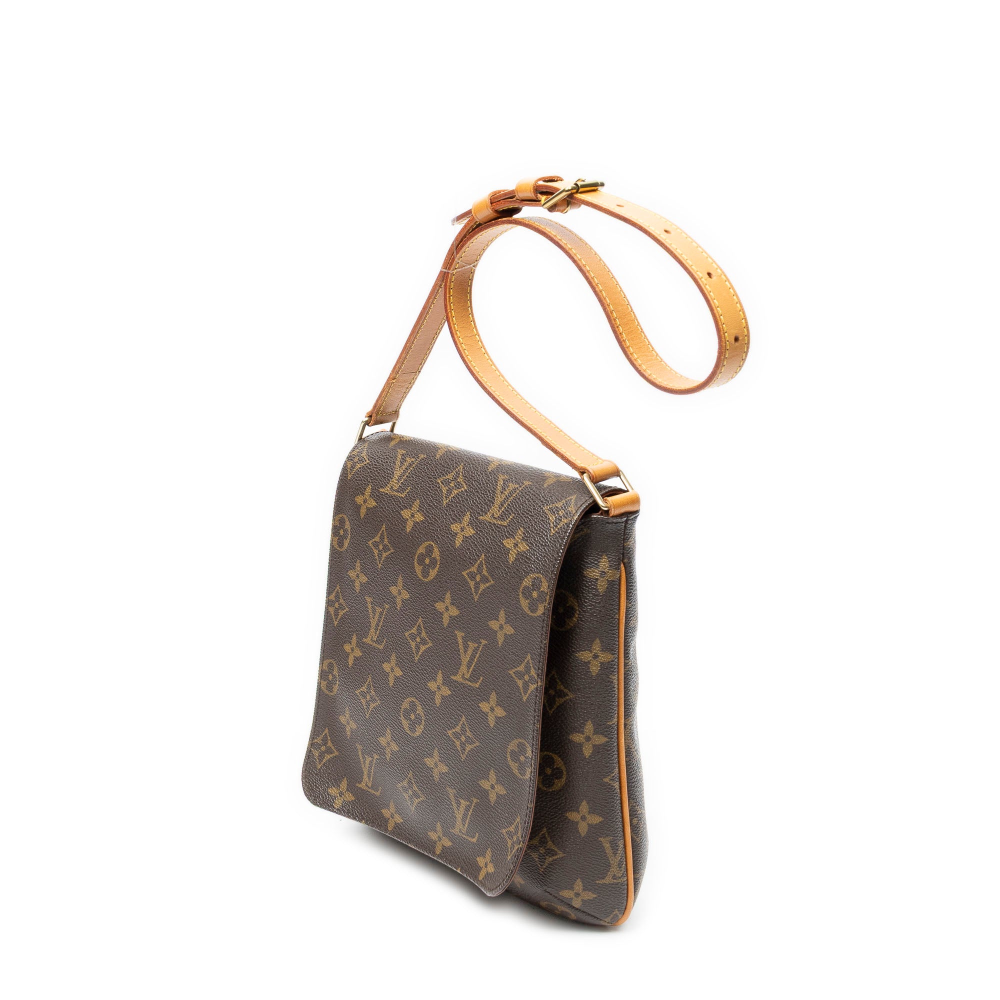 Shoulder Bag Musette Salsa Brown Monogram Canvas
