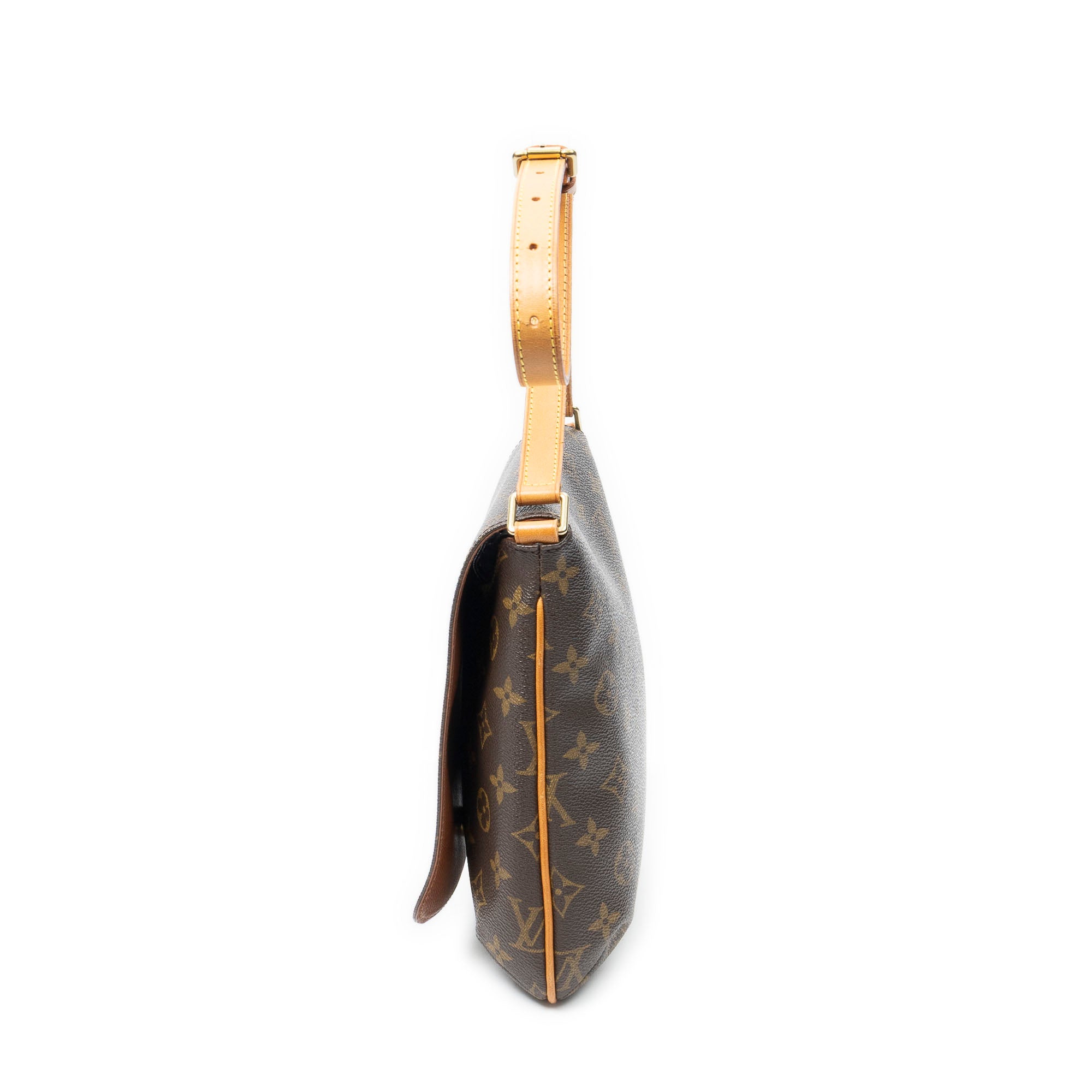 Shoulder Bag Musette Salsa Brown Monogram Canvas