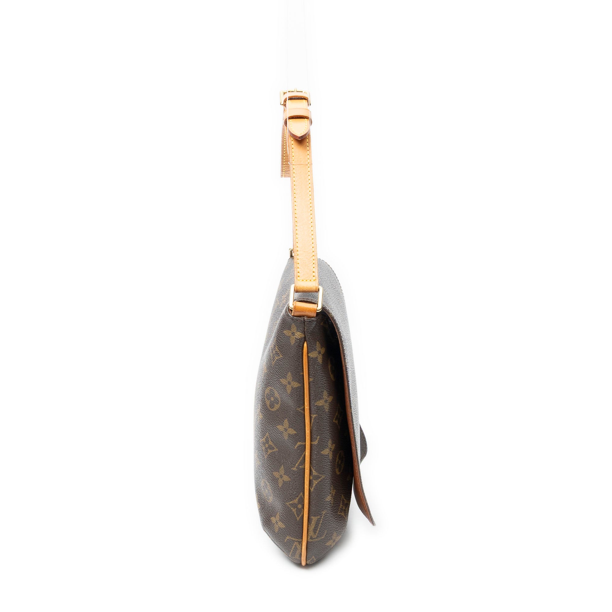 Shoulder Bag Musette Salsa Brown Monogram Canvas