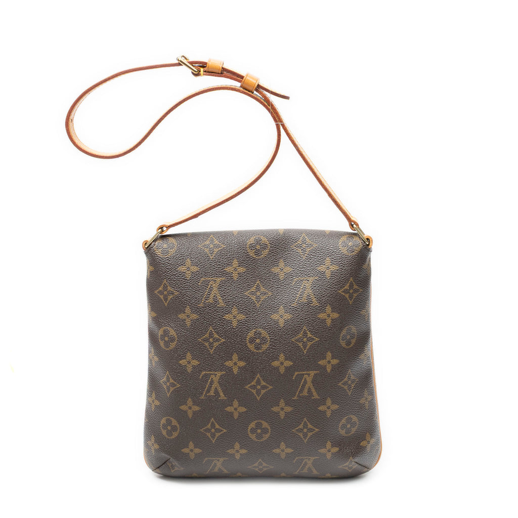 Shoulder Bag Musette Salsa Brown Monogram Canvas