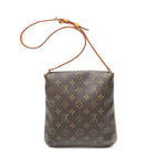 Shoulder Bag Musette Salsa Brown Monogram Canvas