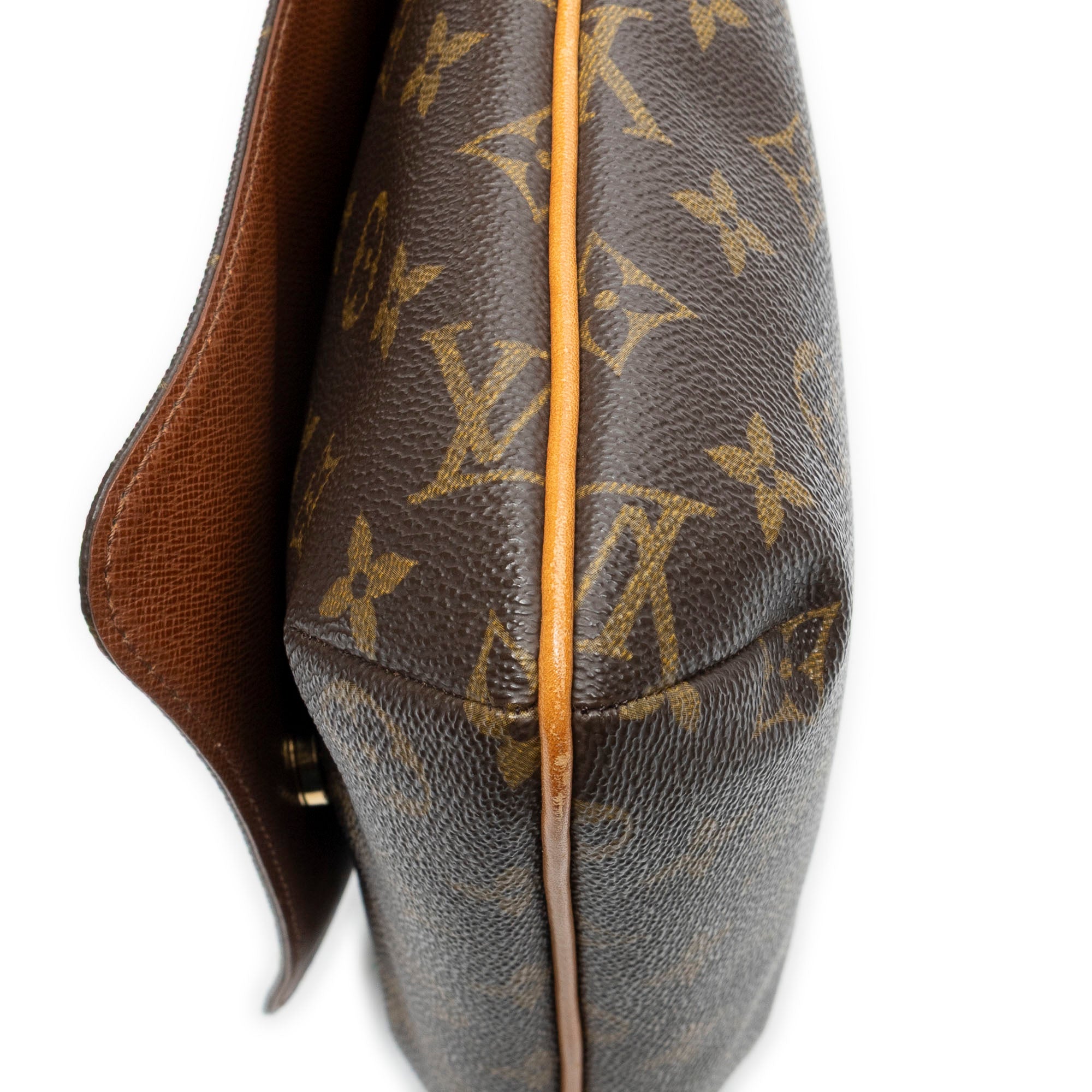 Shoulder Bag Musette Salsa Brown Monogram Canvas