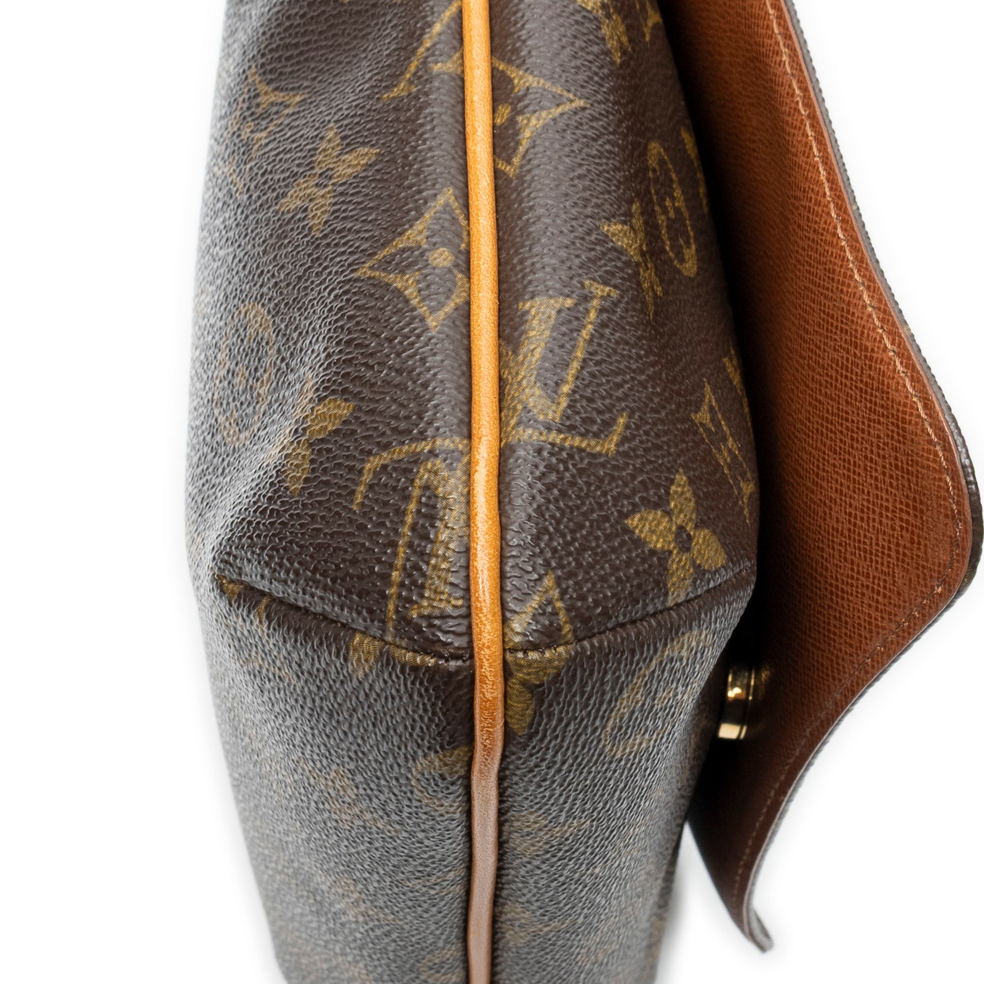 Shoulder Bag Musette Salsa Brown Monogram Canvas