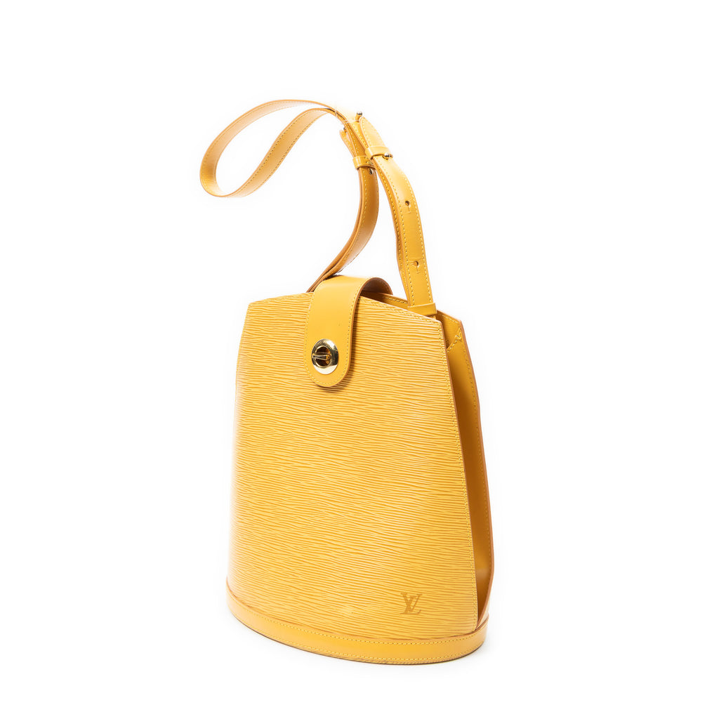 Shoulder Bag Cluny Yellow Epi
