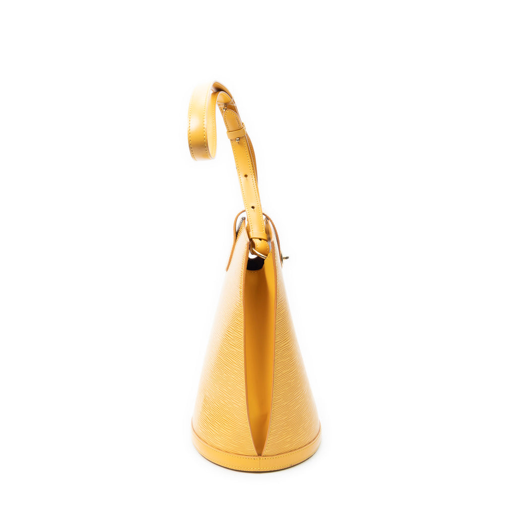 Shoulder Bag Cluny Yellow Epi