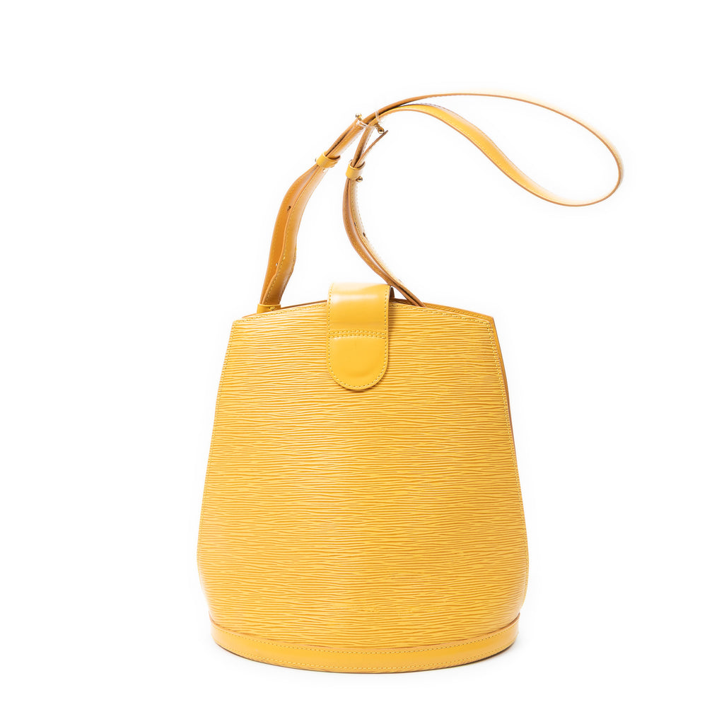 Shoulder Bag Cluny Yellow Epi