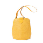 Shoulder Bag Cluny Yellow Epi