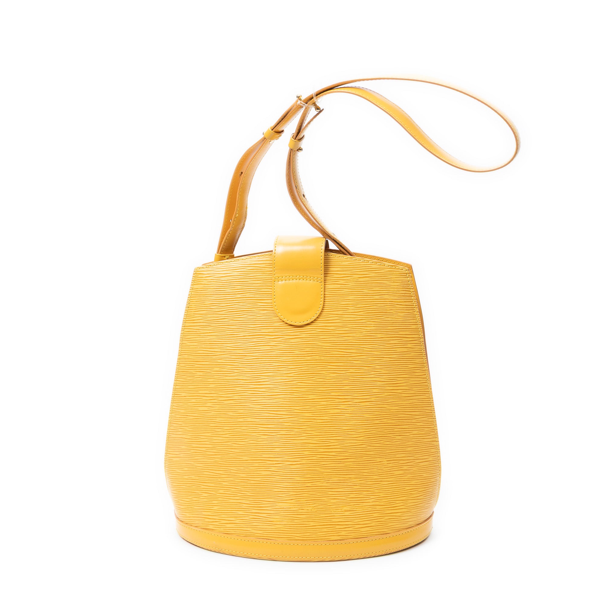 Shoulder Bag Cluny Yellow Epi