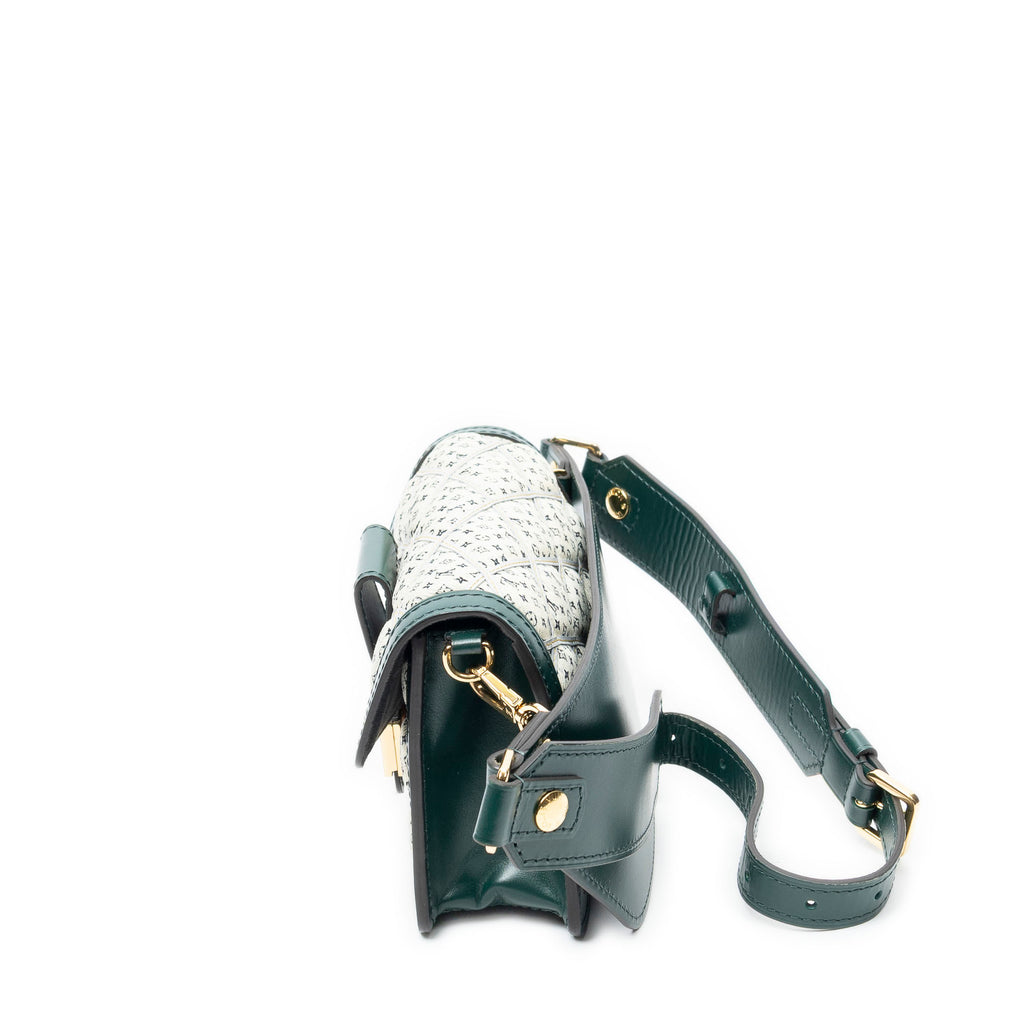 Waist Bag Dauphine Bumbag Green Monogram Denim Canvas