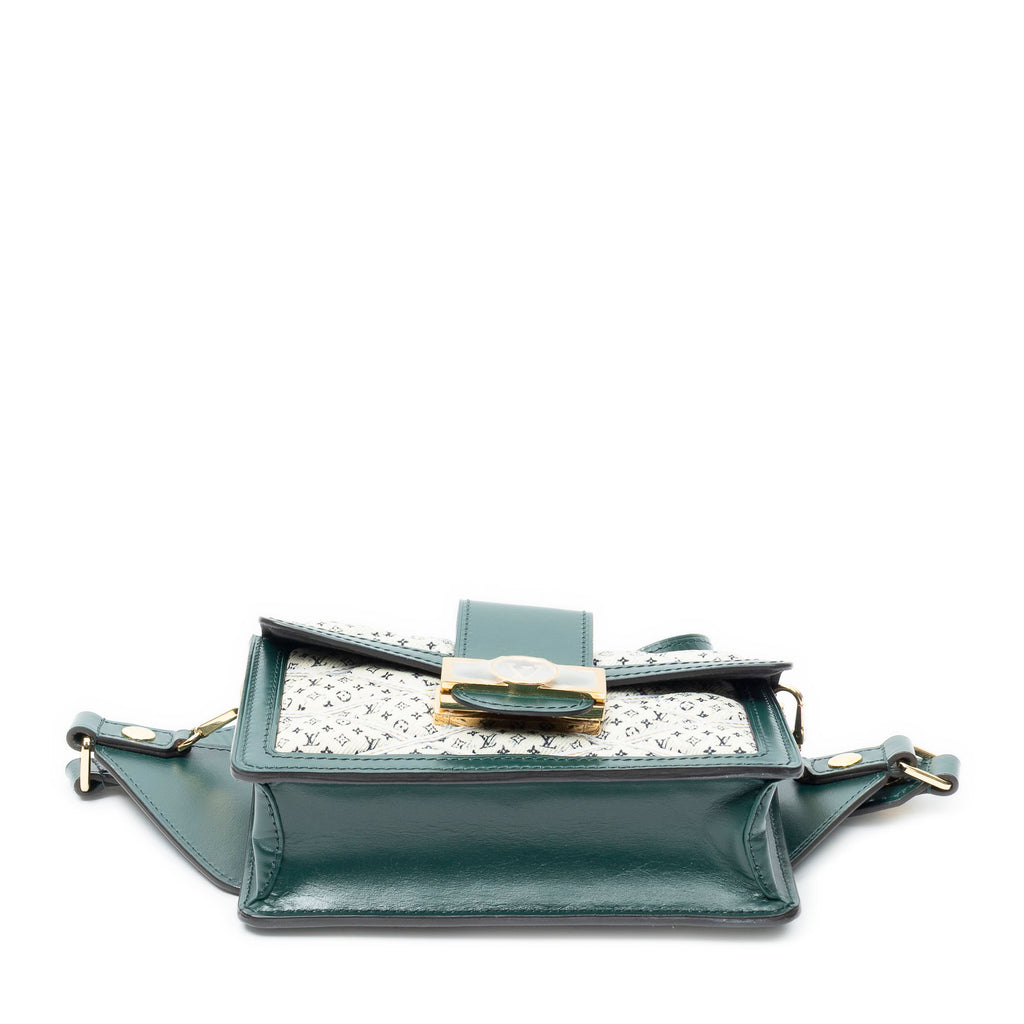 Waist Bag Dauphine Bumbag Green Monogram Denim Canvas