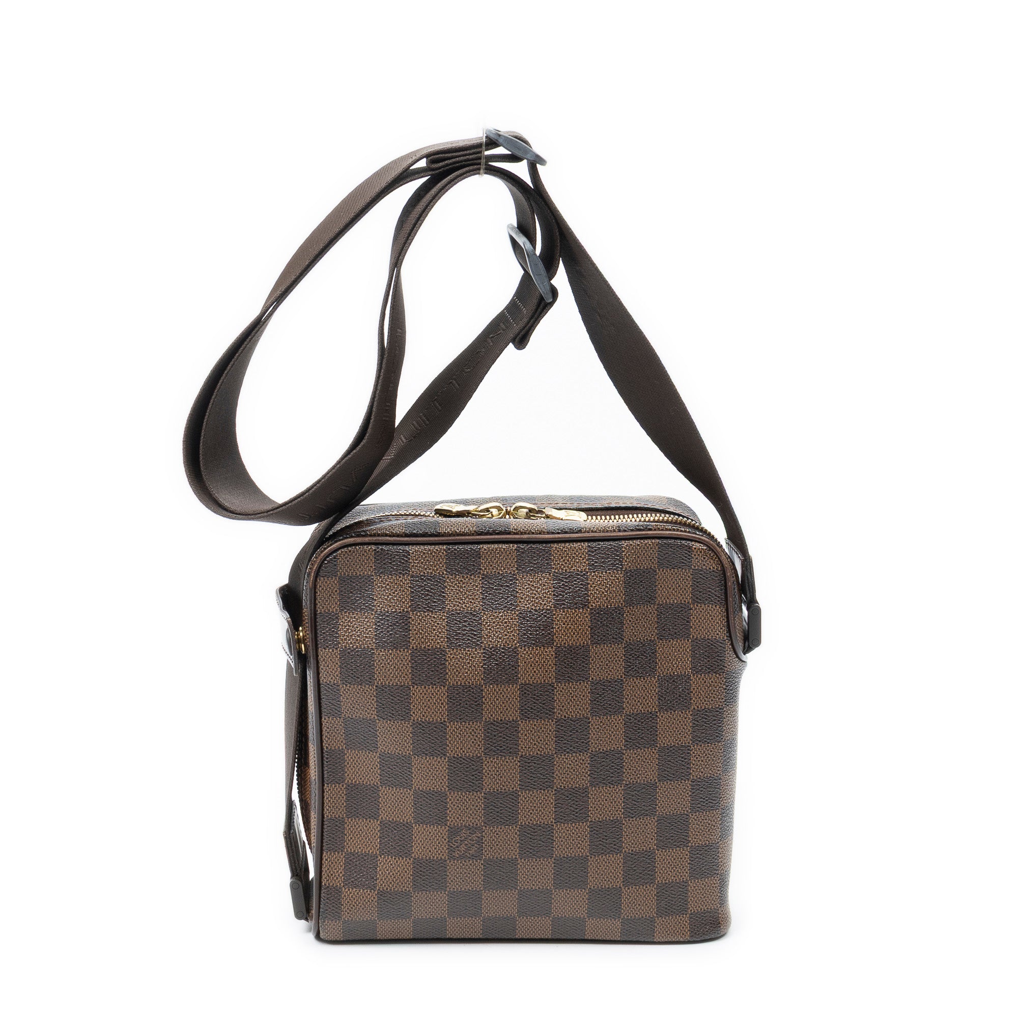 Shoulder Bag Olav PM Brown Damier Ebene