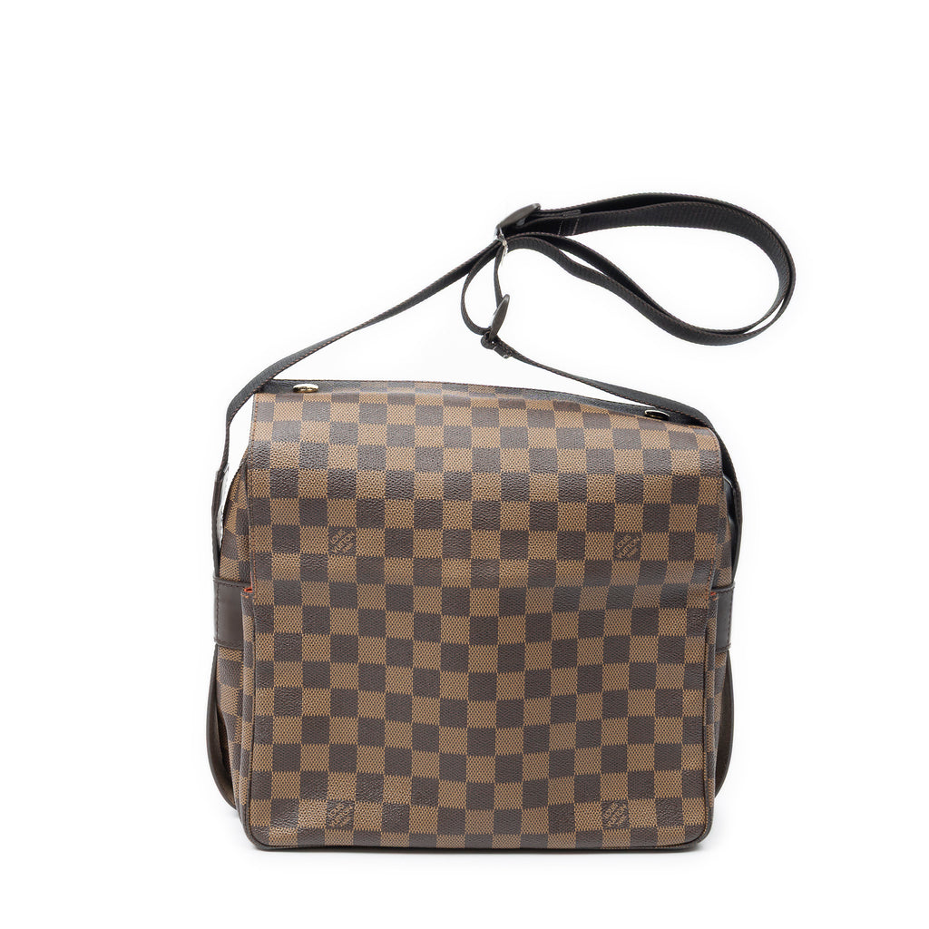 Shoulder Bag Naviglio Brown Damier Ebene