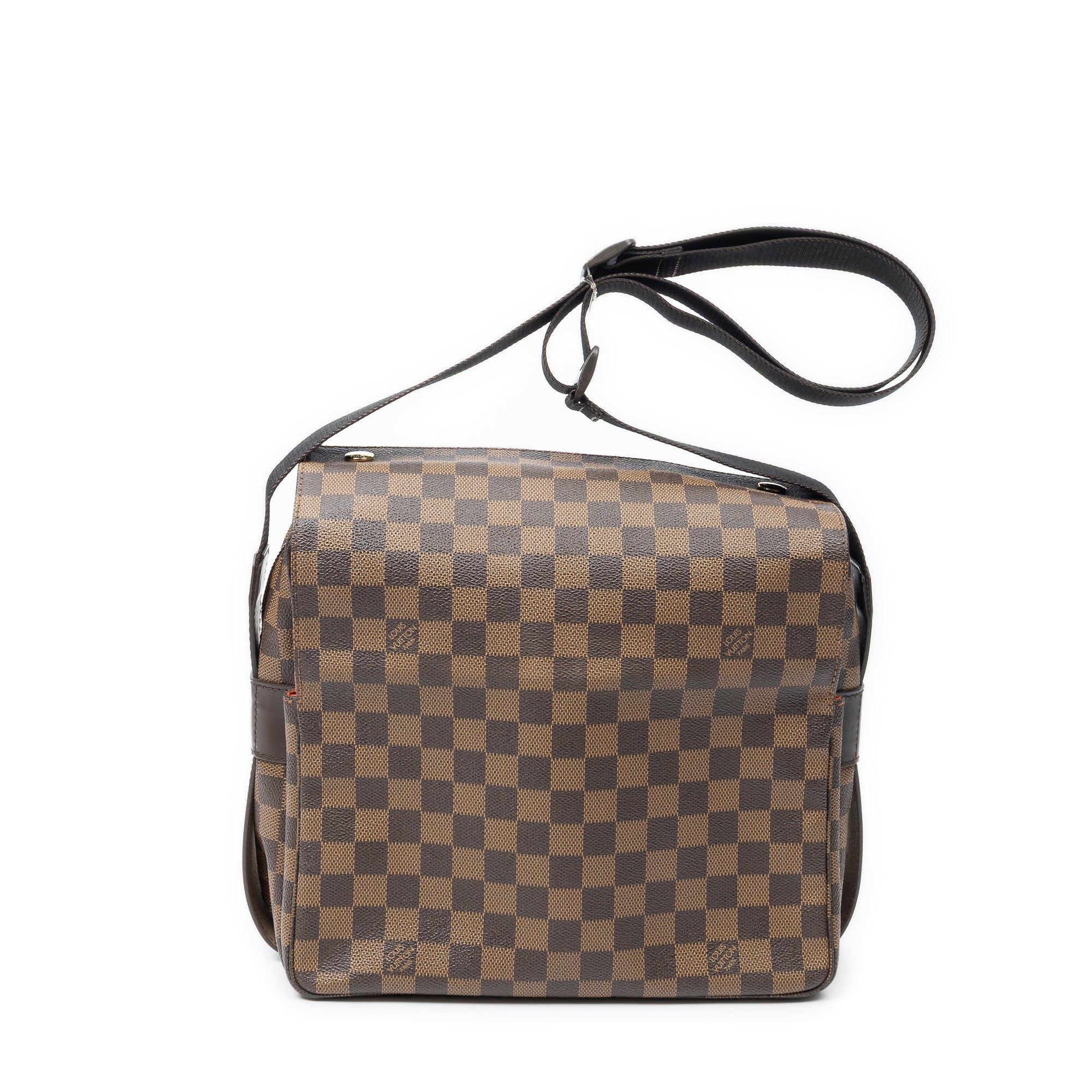 Shoulder Bag Naviglio Brown Damier Ebene