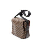 Shoulder Bag Naviglio Brown Damier Ebene