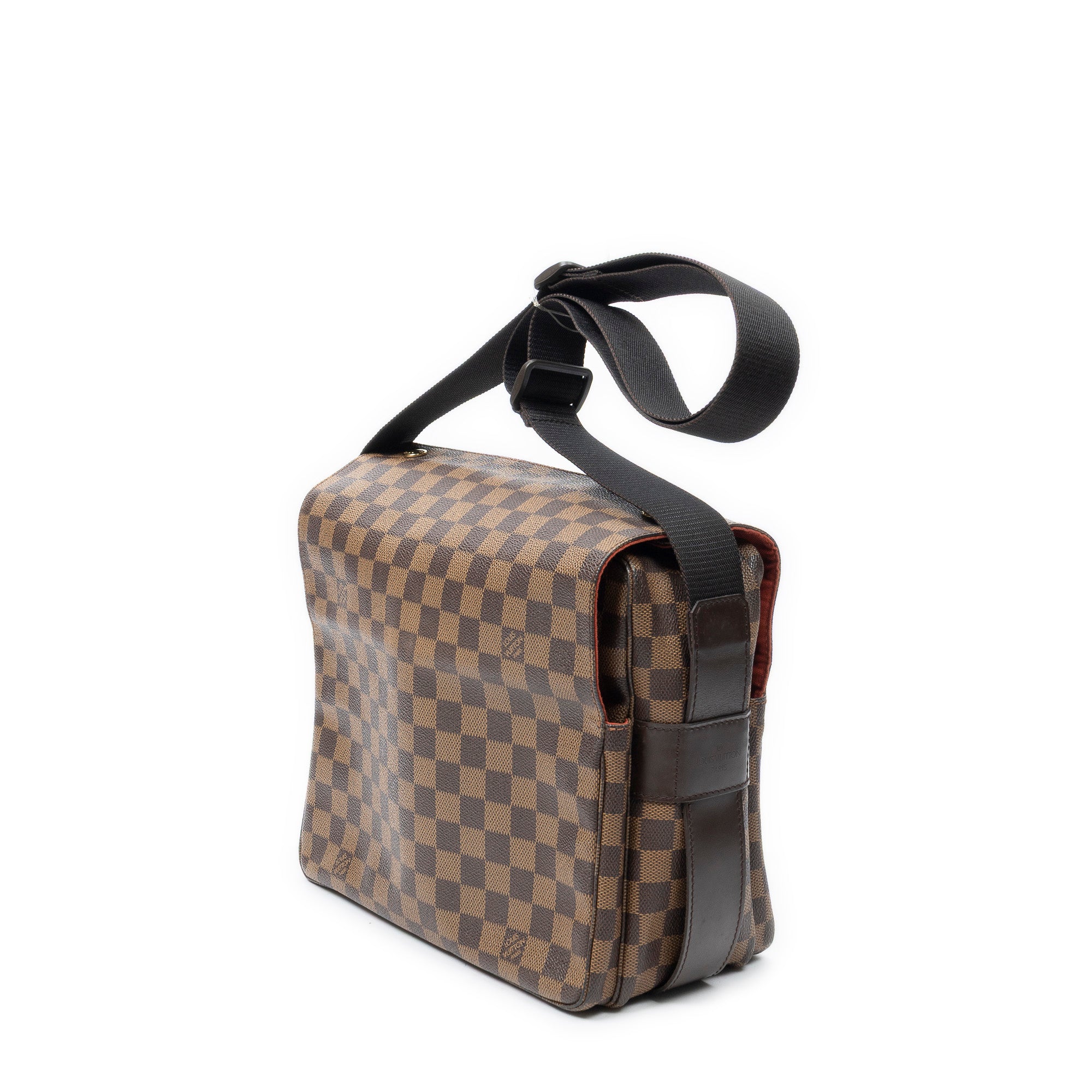 Shoulder Bag Naviglio Brown Damier Ebene