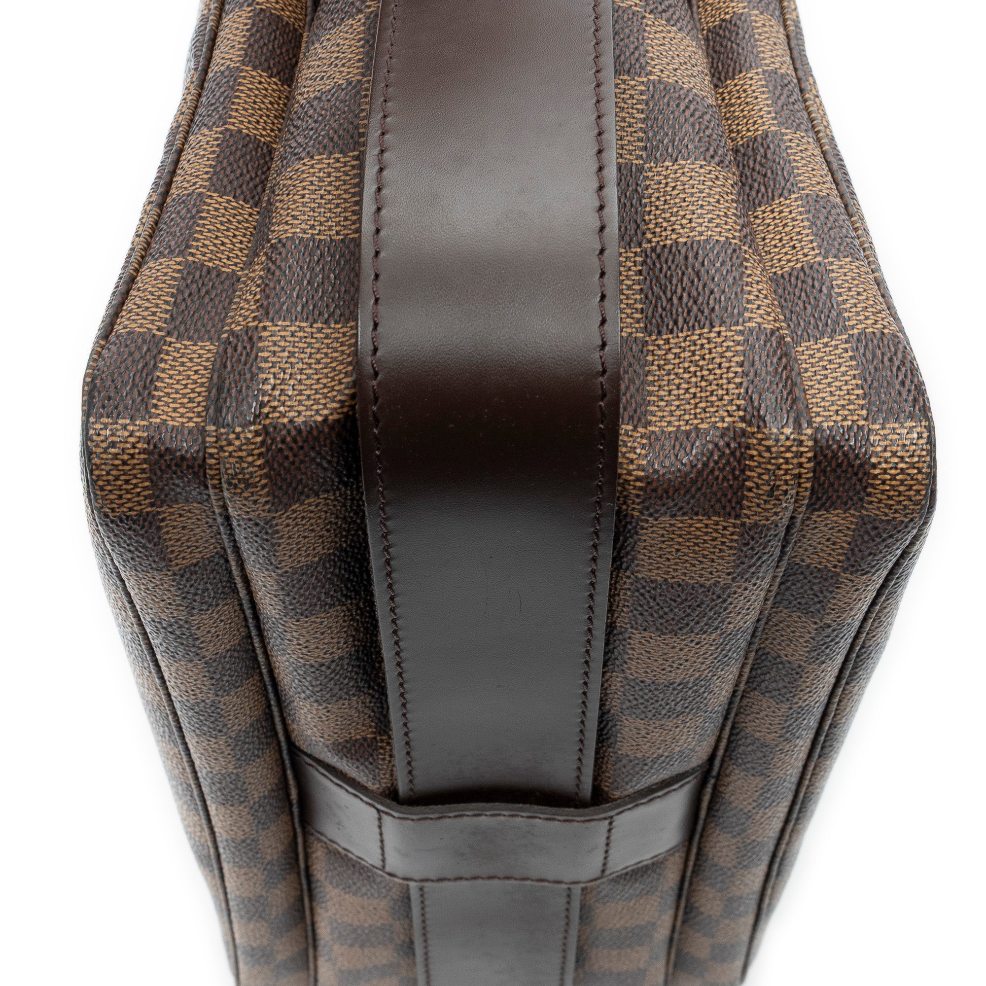 Shoulder Bag Naviglio Brown Damier Ebene