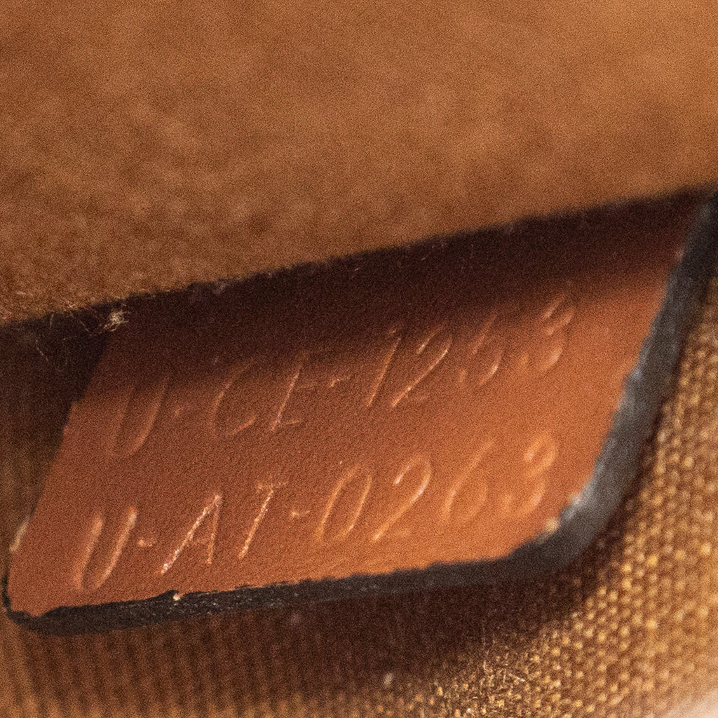 Shoulder Bag Mini Vertical Cabas Brown Triomphe Coated Canvas